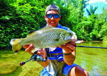 Victoria's Hopkins River provides some good sport fishing options for loclas in the know. Image: Tim Vincent